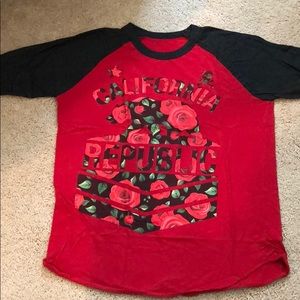 Mens L California Republic Shirt